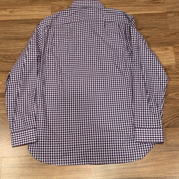 Michael Kors Classic Fit Checkered Dress Shirt L - Picture 6 of 6